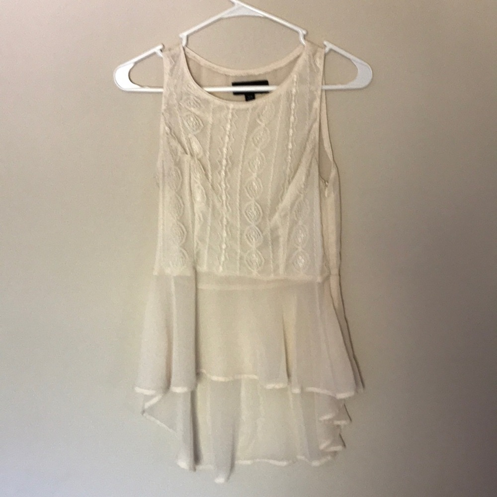 Hi-low tank top